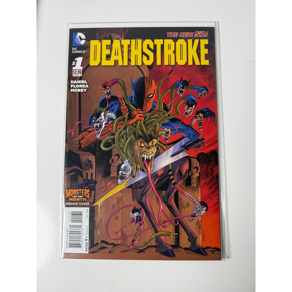 Deathstroke 1 2014 The New 52 Monsters of the Month Variant Cover DC Comics